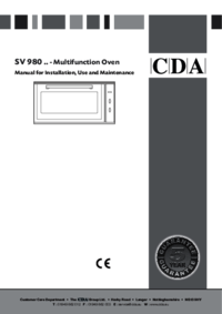 To view the document CDA SV 980 User Manual